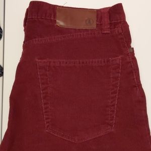 Maroon Corduroy Pants